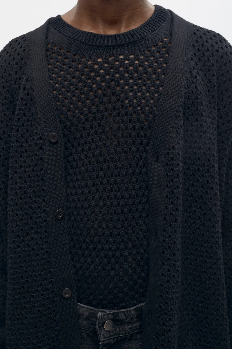 Mina Cardigan in Black 2