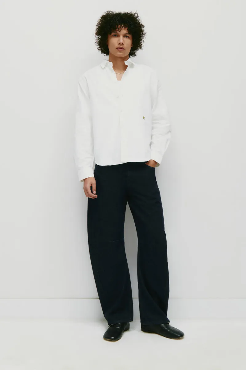 Twill Bermuda Shorts in Black 9