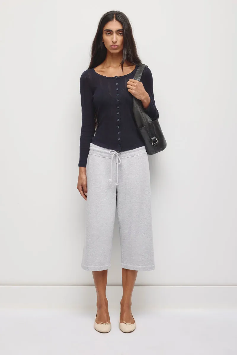 Women's Dalia Pointelle Top in White 8
