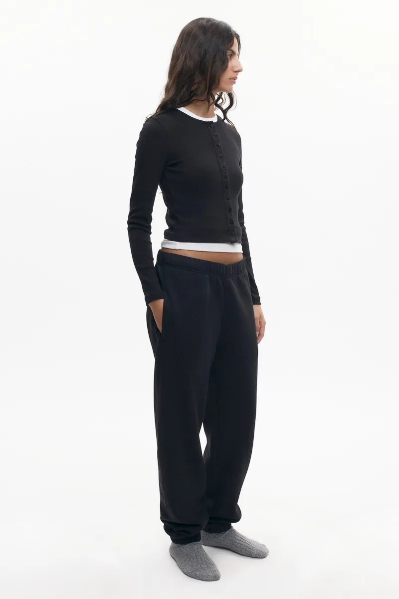 Women's Essential Sweatpant in Black 3