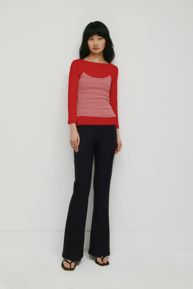 Women's Farah Turtleneck in Black/Marshmallow 9