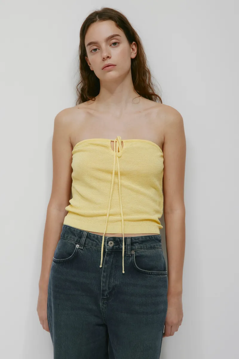 Women's Kenza Keyhole Top in Sorbet