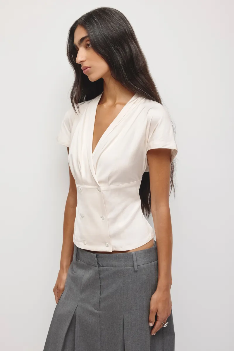 Women's Layali Blouse in Birch 3