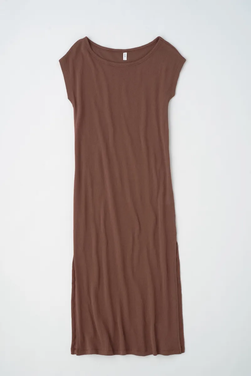 Women's Luxor Jersey Dress in Cappuccino 7