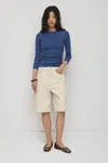 Women's Mahla Keyhole Shirt in Barely Pink 10