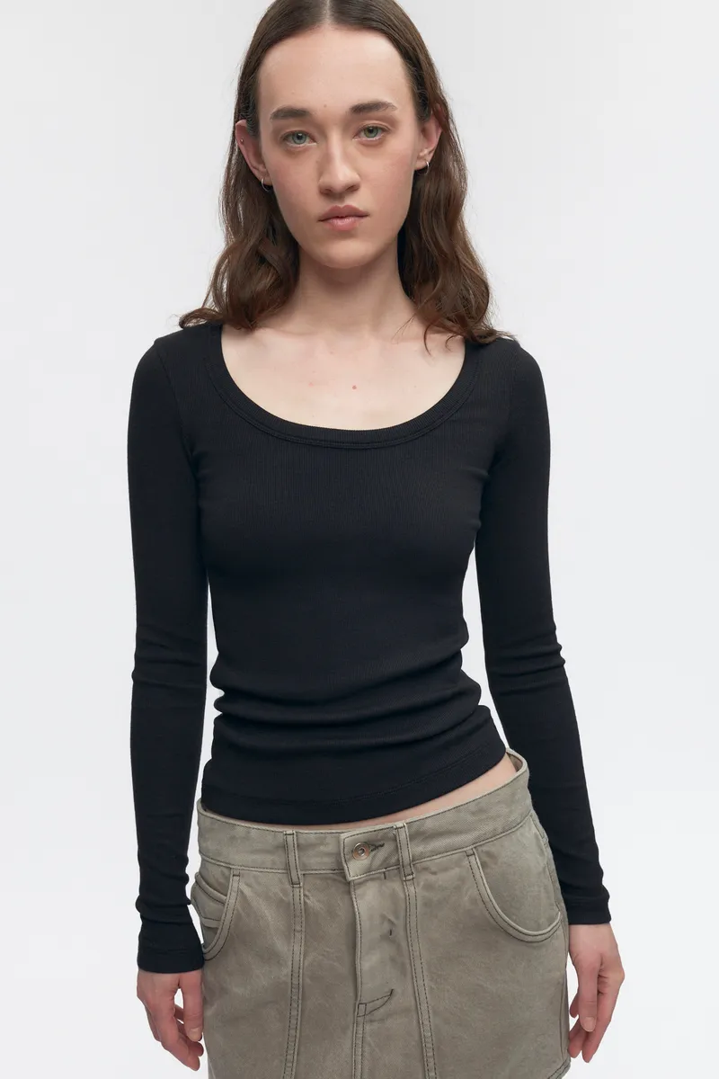 Women's Set Longsleeve in Black