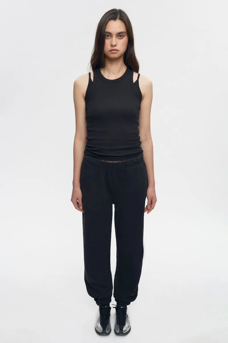Women's Set Tank in Black 9