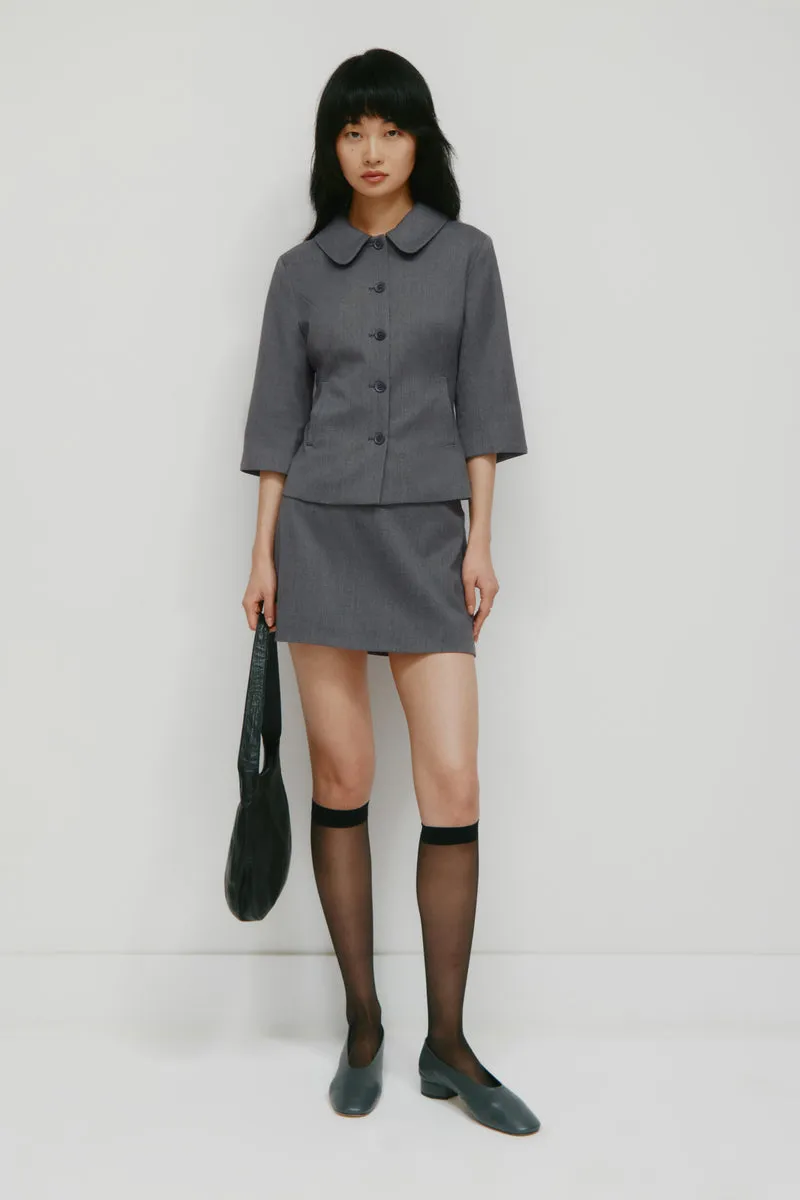 Women's Sila Linen Short in Black 7