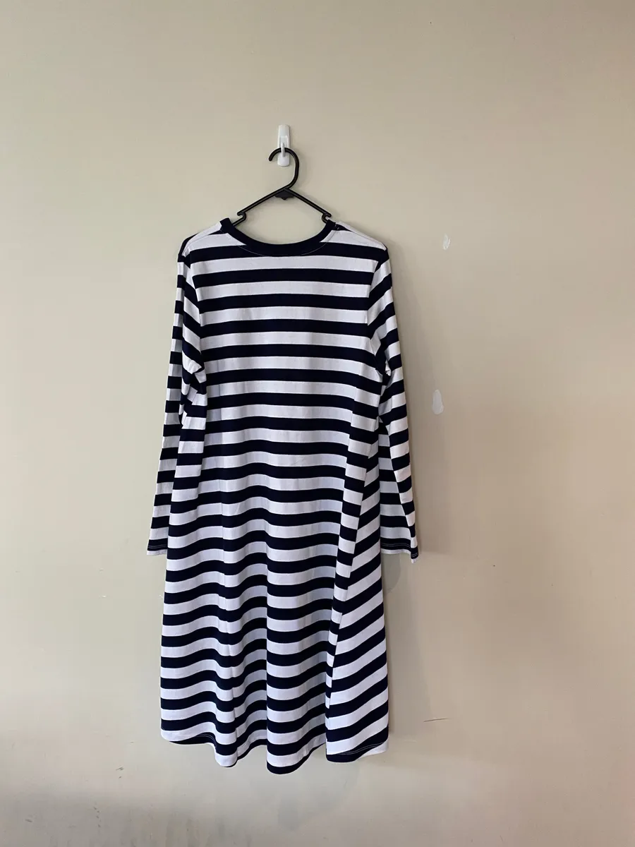 Long Sleeve A-Line Dress 3