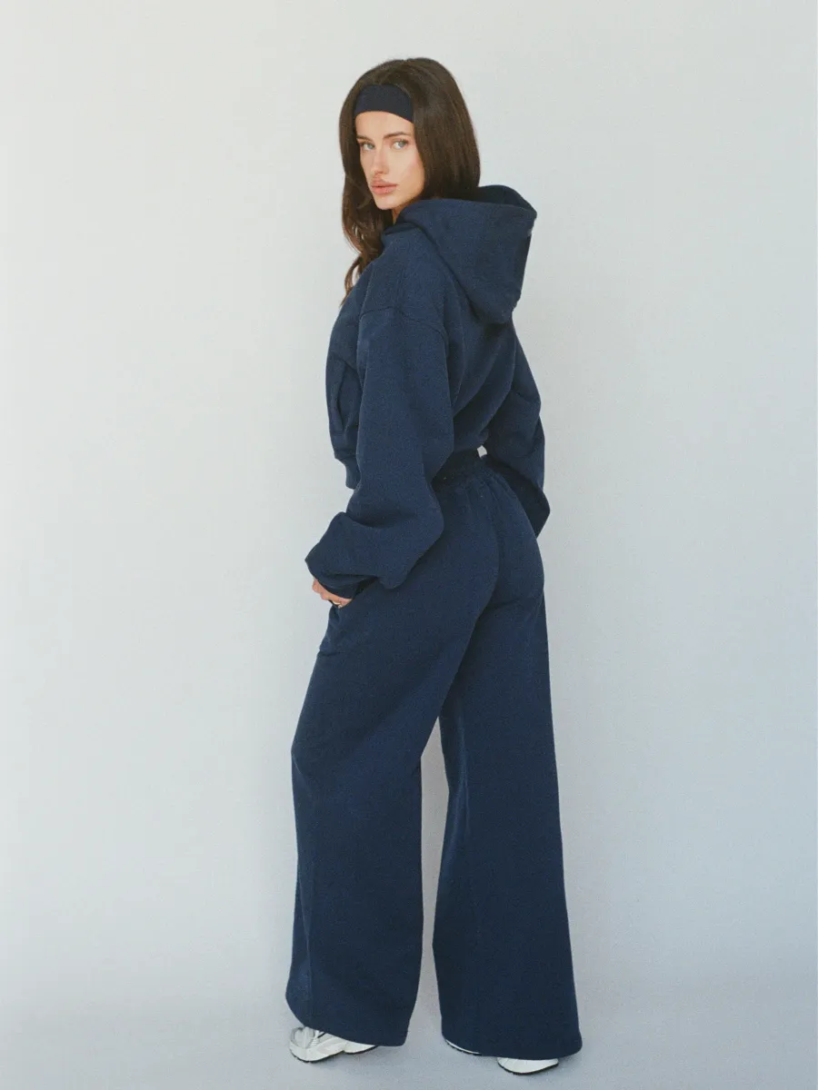 100% organic cotton wide-leg pant 3