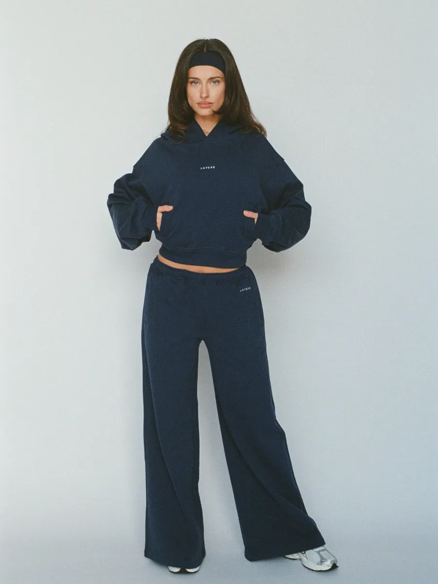 100% organic cotton wide-leg pant 4