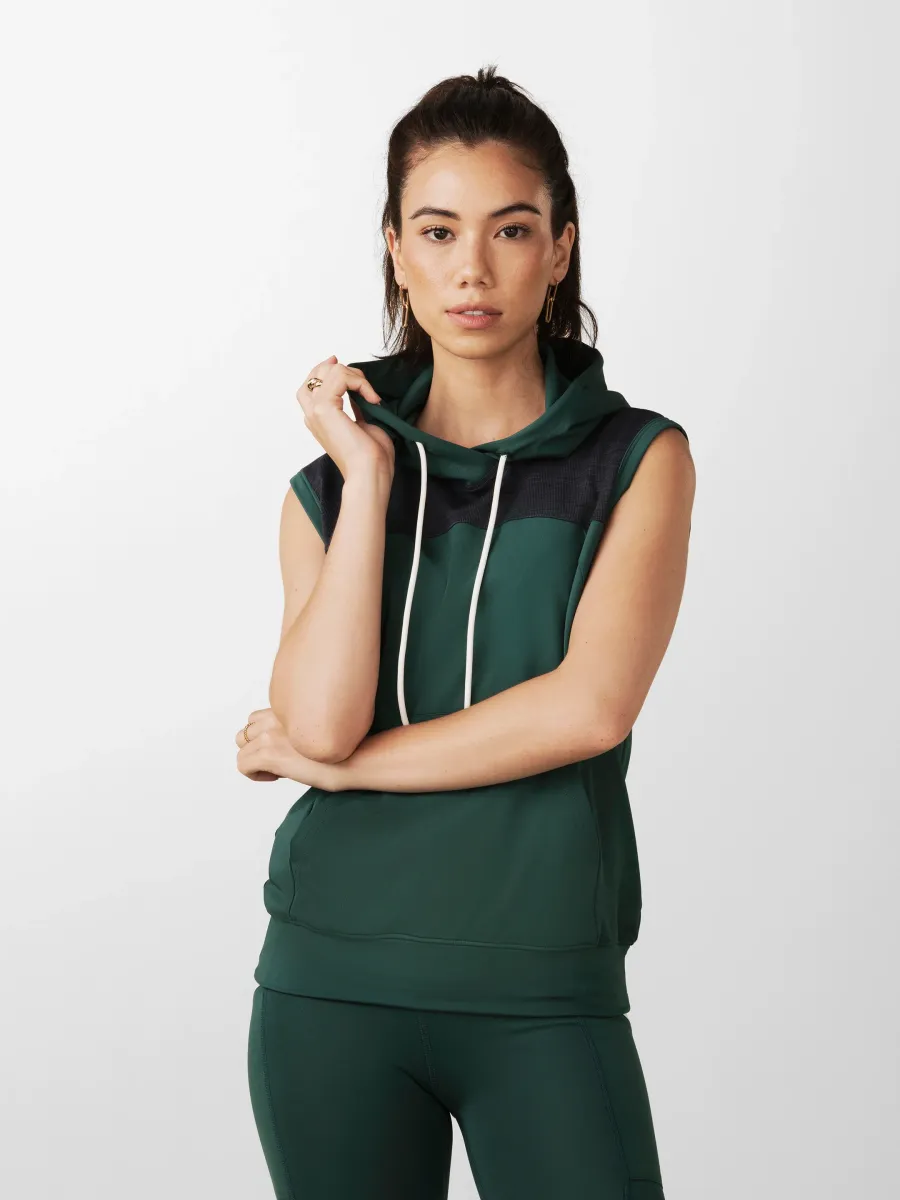 Sleeveless Warm Up Hoodie 3