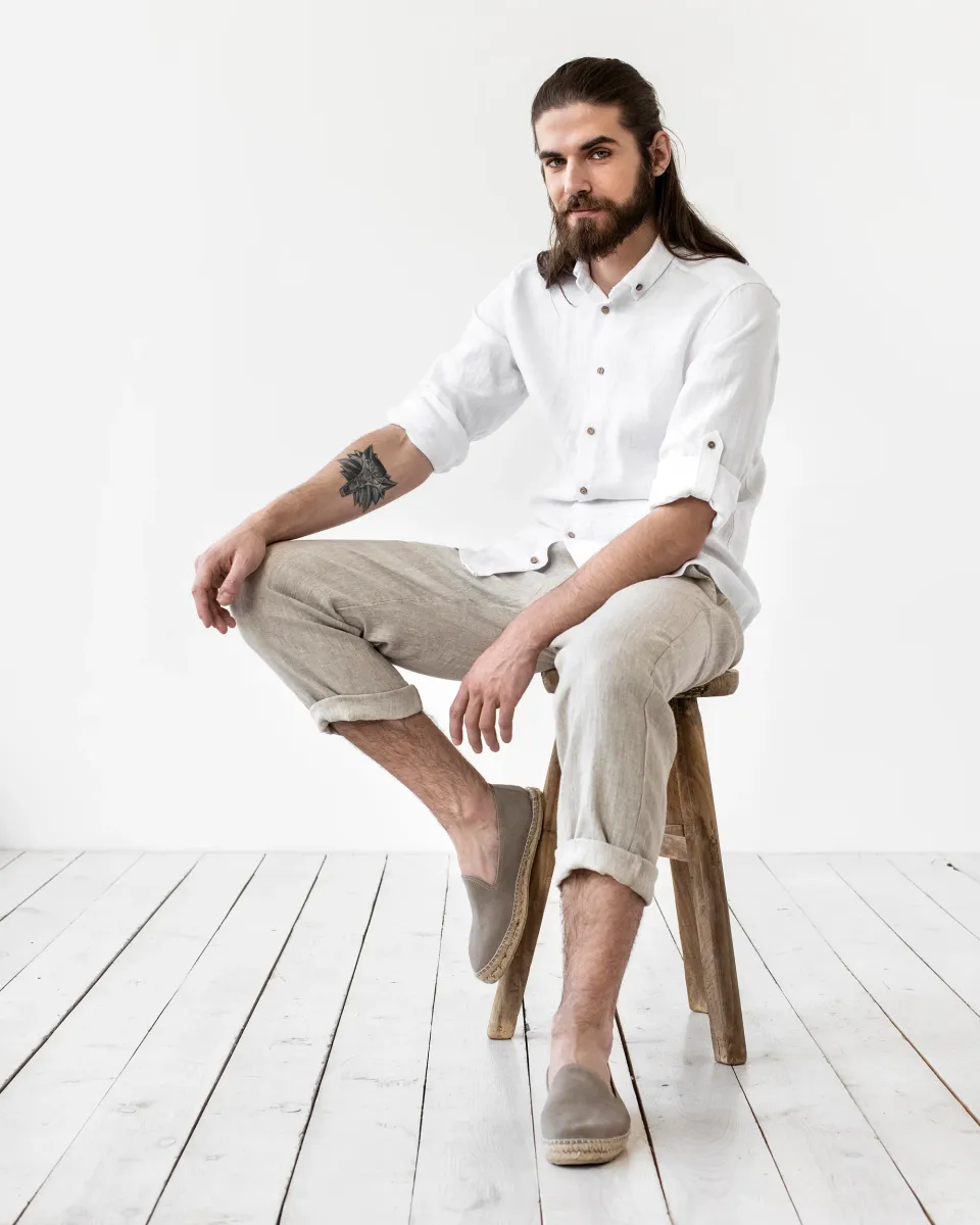 LAST CHANCE: Men's linen pants PALERMO 2