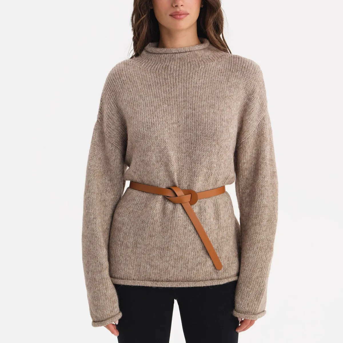 Luxe Alpaca Rollneck Sweater
