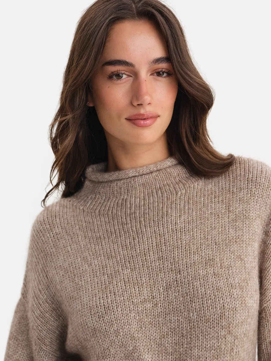 Luxe Alpaca Rollneck Sweater 3