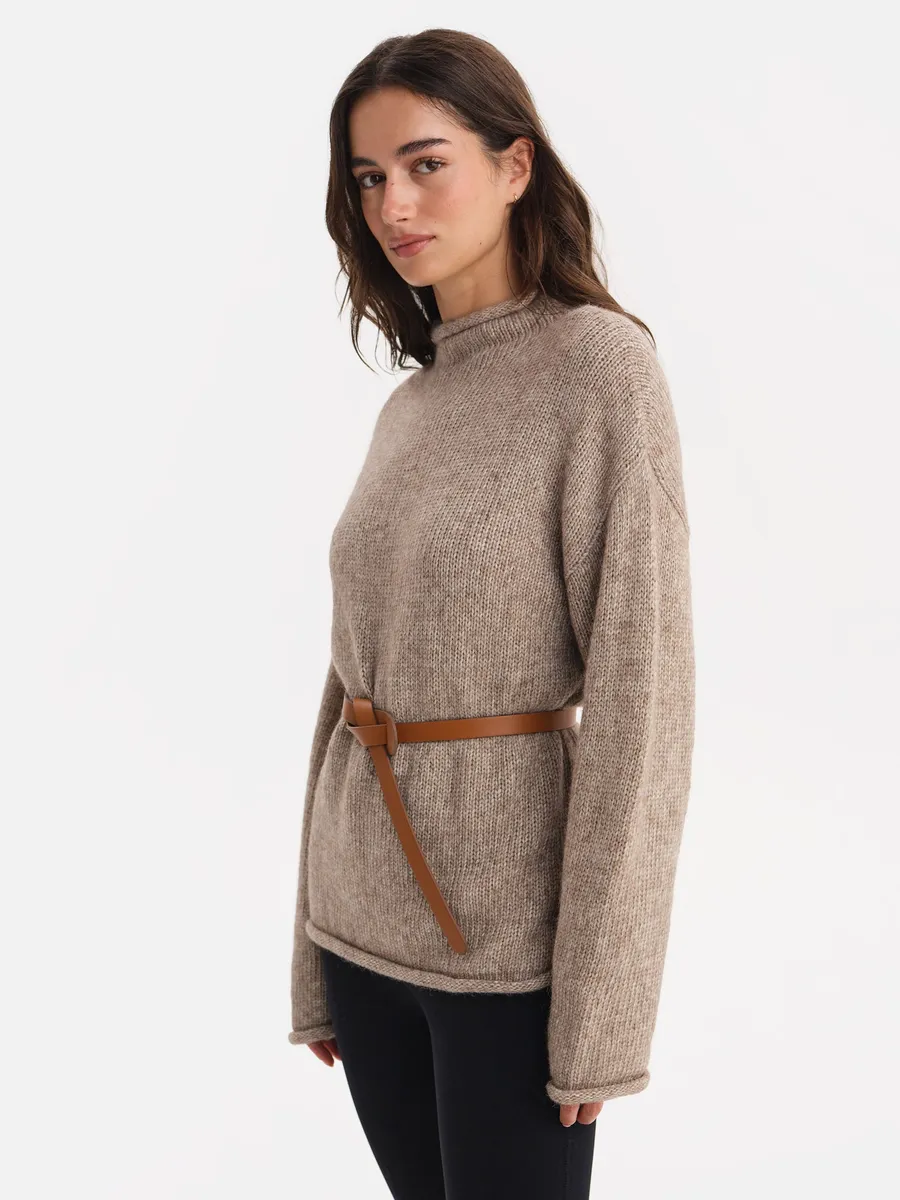 Luxe Alpaca Rollneck Sweater 4