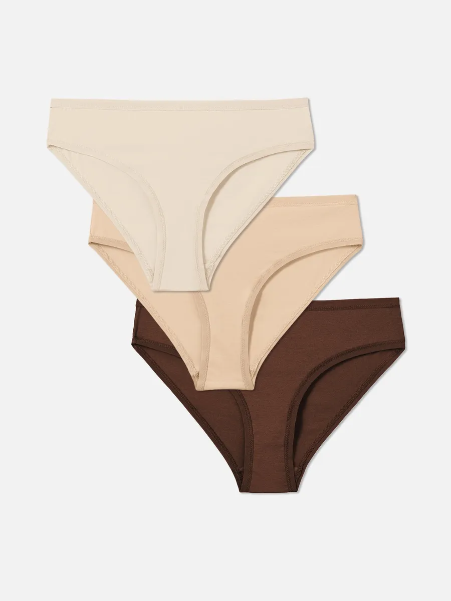 Organic Comfort Mid Rise Bikini 3 Pack 2