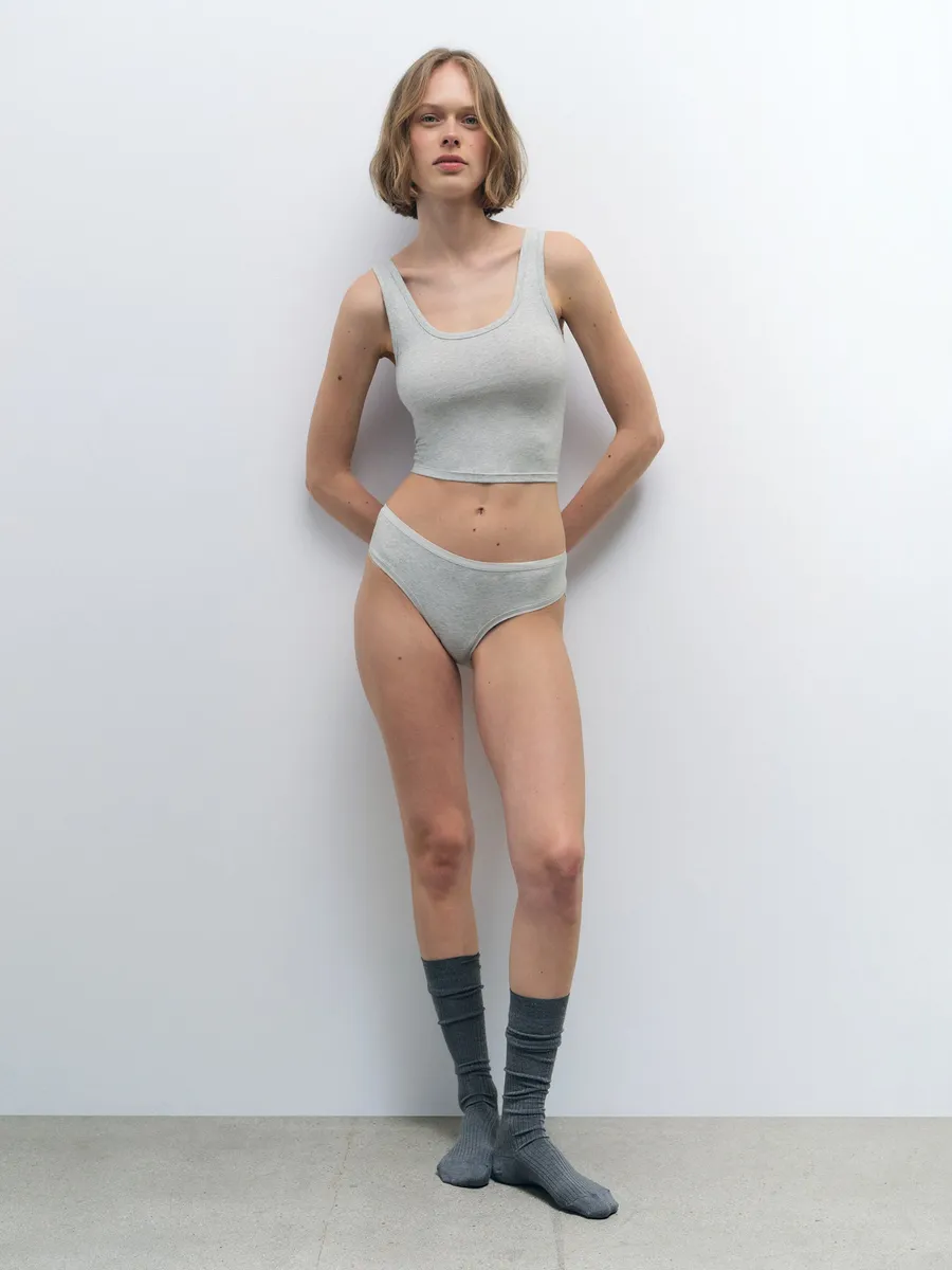 Organic Comfort Mid Rise Bikini 2