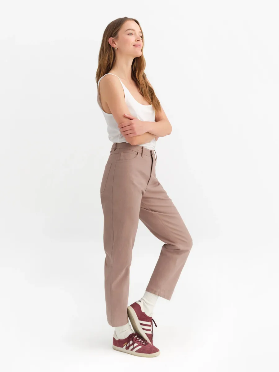 Organic Cotton Canvas Five Pocket Pant 4