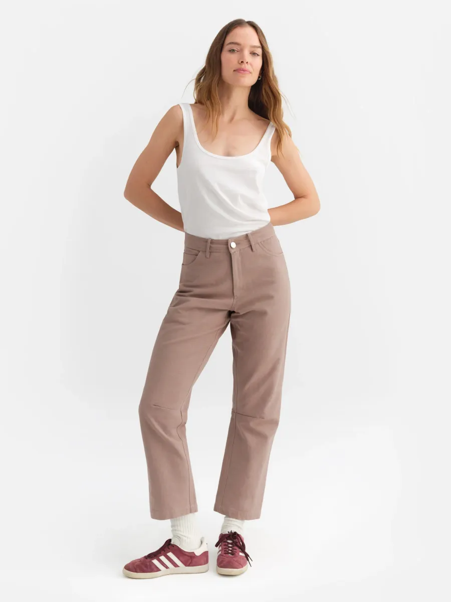 Organic Cotton Canvas Five Pocket Pant 7