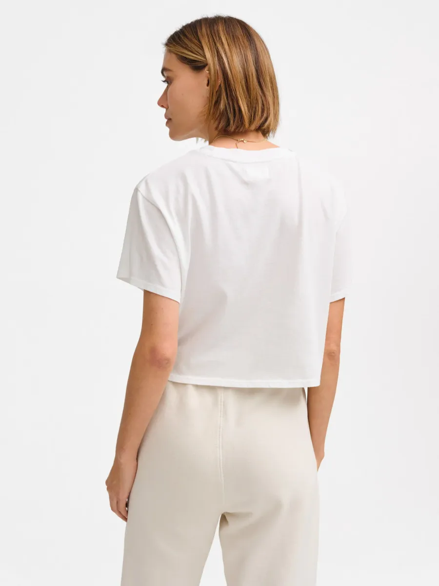 Organic Cotton Relaxed Crop Tee 4