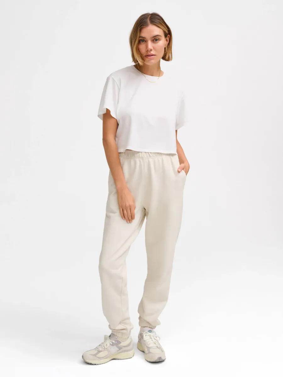 Organic Cotton Relaxed Crop Tee 7