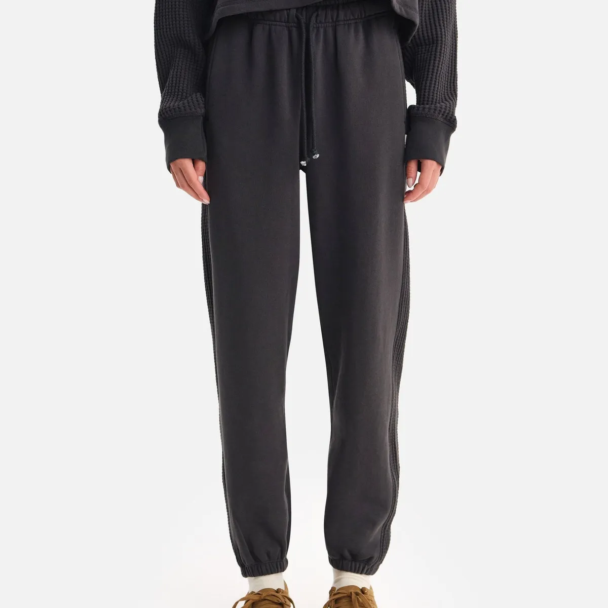 Organic Fleece and Waffle Relaxed Pocket Sweatpant