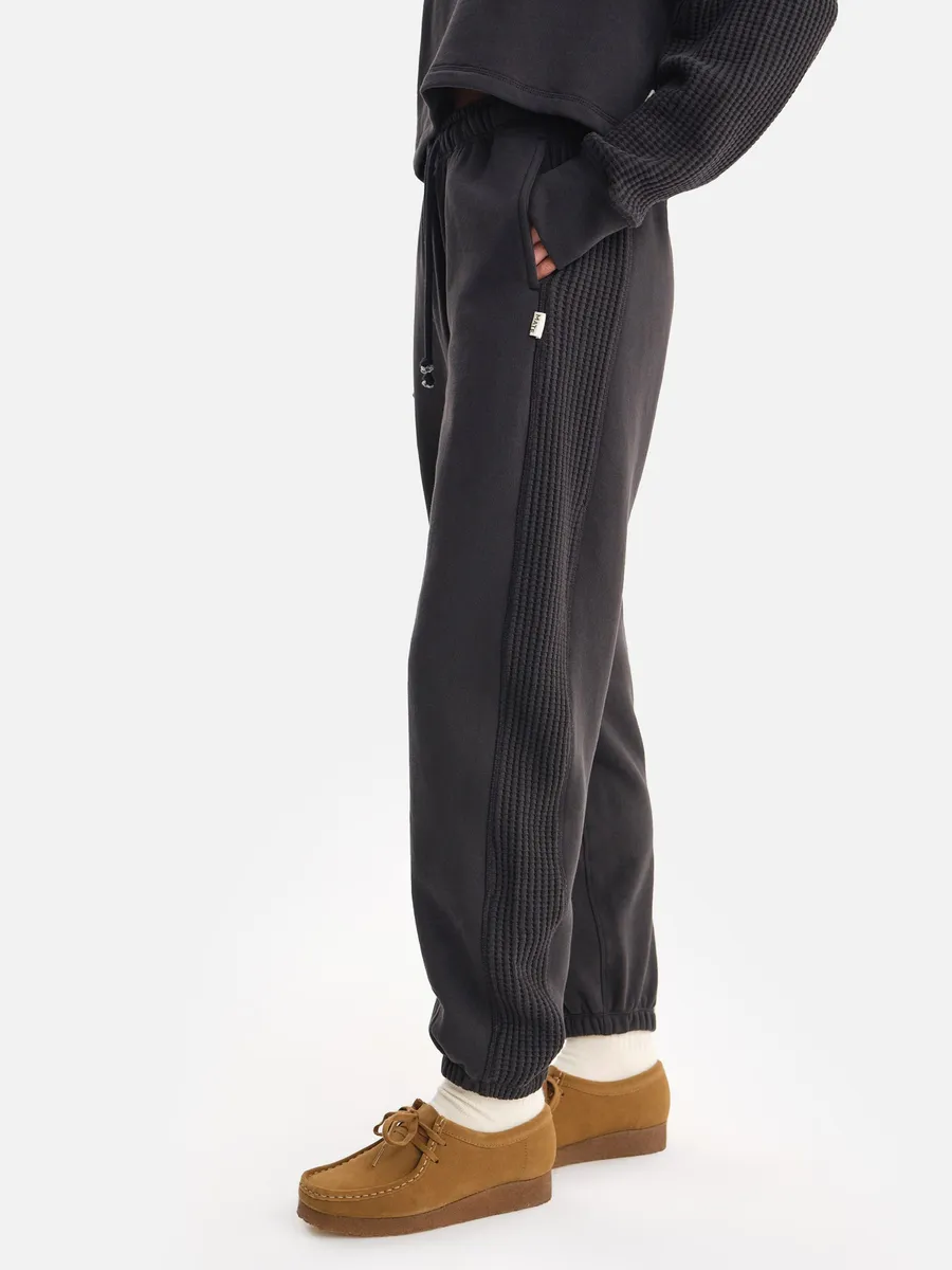 Organic Fleece and Waffle Relaxed Pocket Sweatpant 2