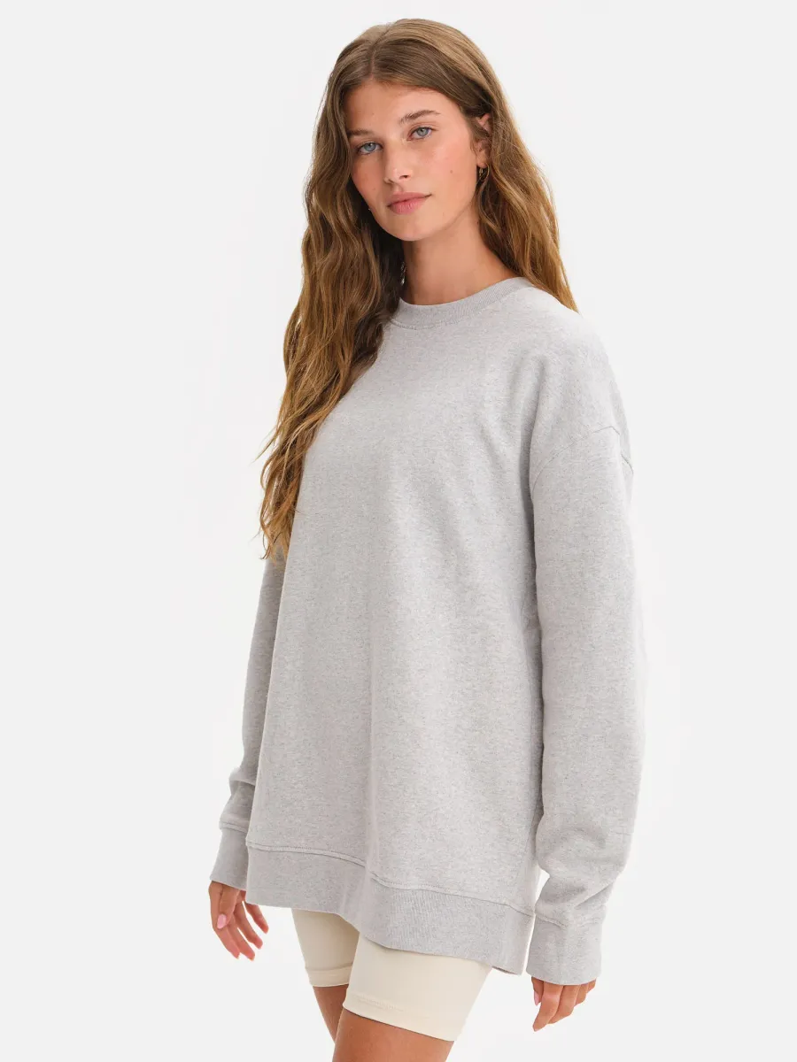 Organic Fleece Oversized Sweatshirt 4