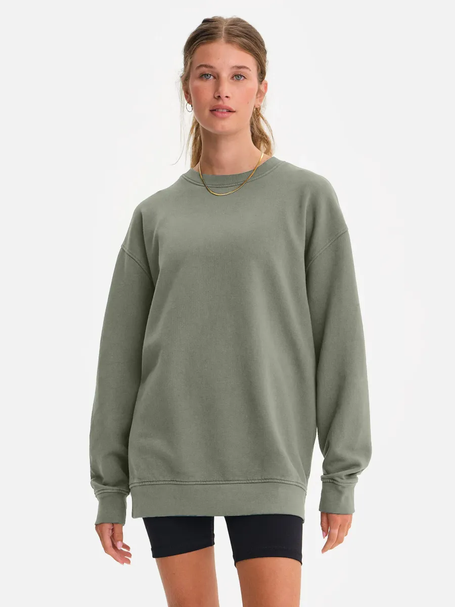Organic Fleece Oversized Sweatshirt 2