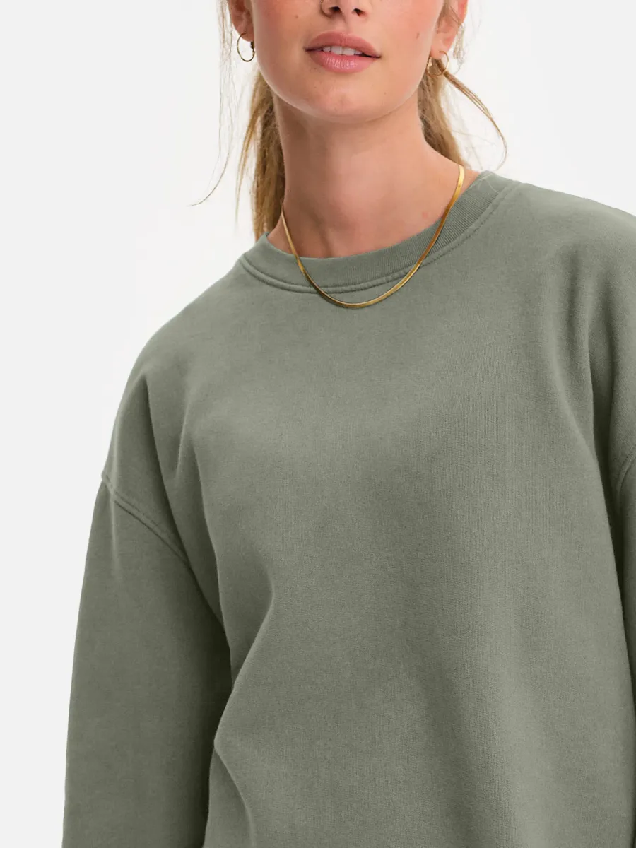 Organic Fleece Oversized Sweatshirt 3
