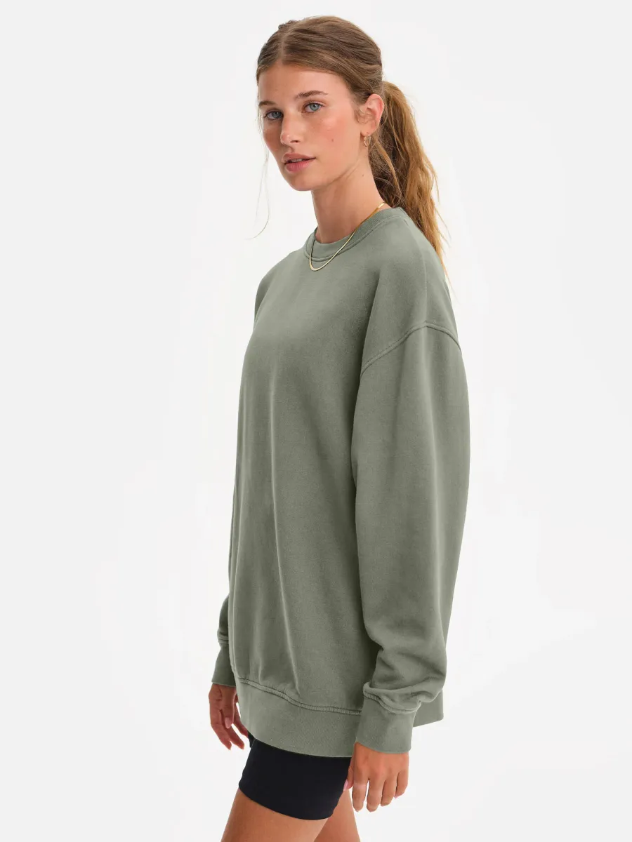 Organic Fleece Oversized Sweatshirt 4