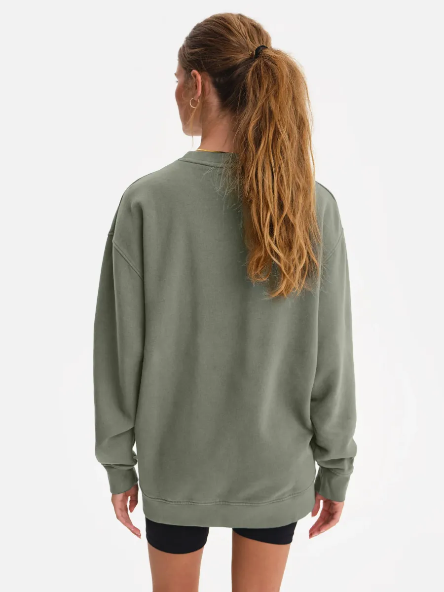 Organic Fleece Oversized Sweatshirt 5