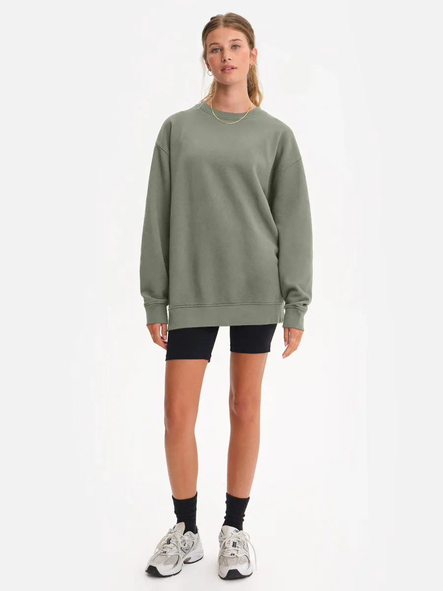 Organic Fleece Oversized Sweatshirt 7