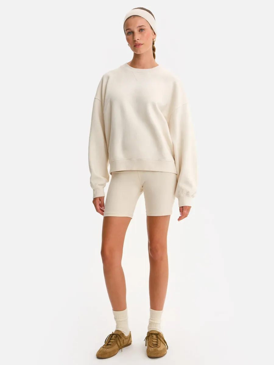 Organic Fleece Relaxed Crewneck Sweatshirt 7