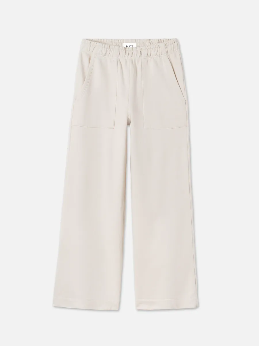 Organic Fleece Wide Leg Pant 2