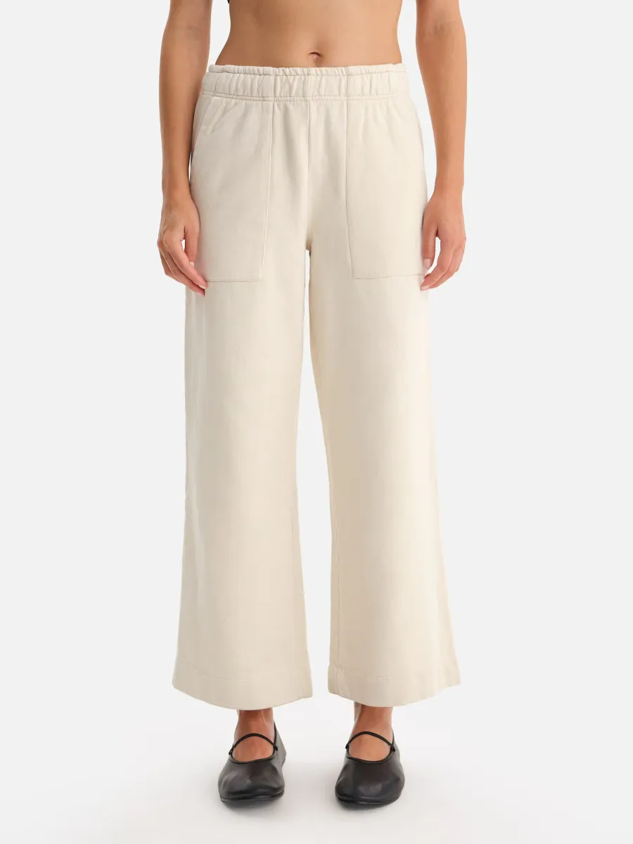 Organic Fleece Wide Leg Pant 3