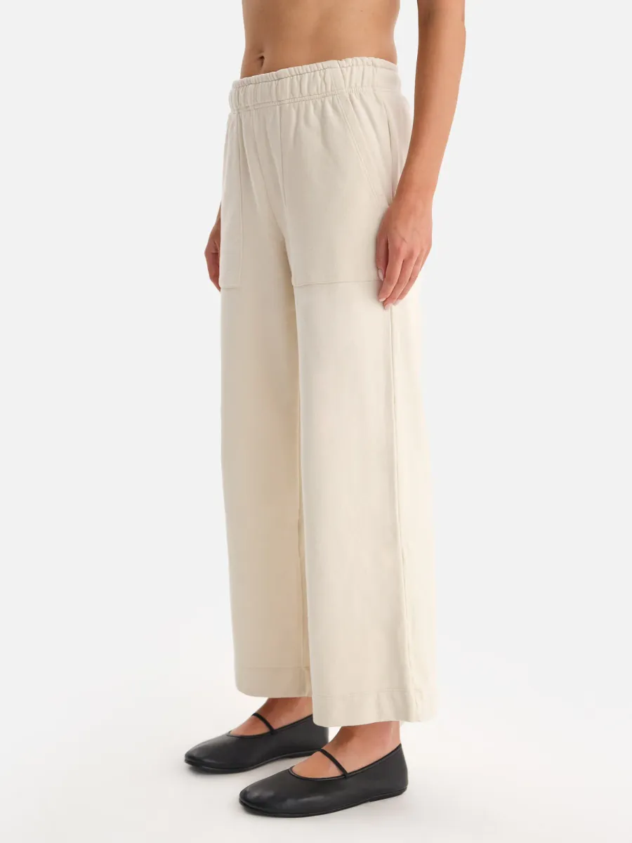 Organic Fleece Wide Leg Pant 5