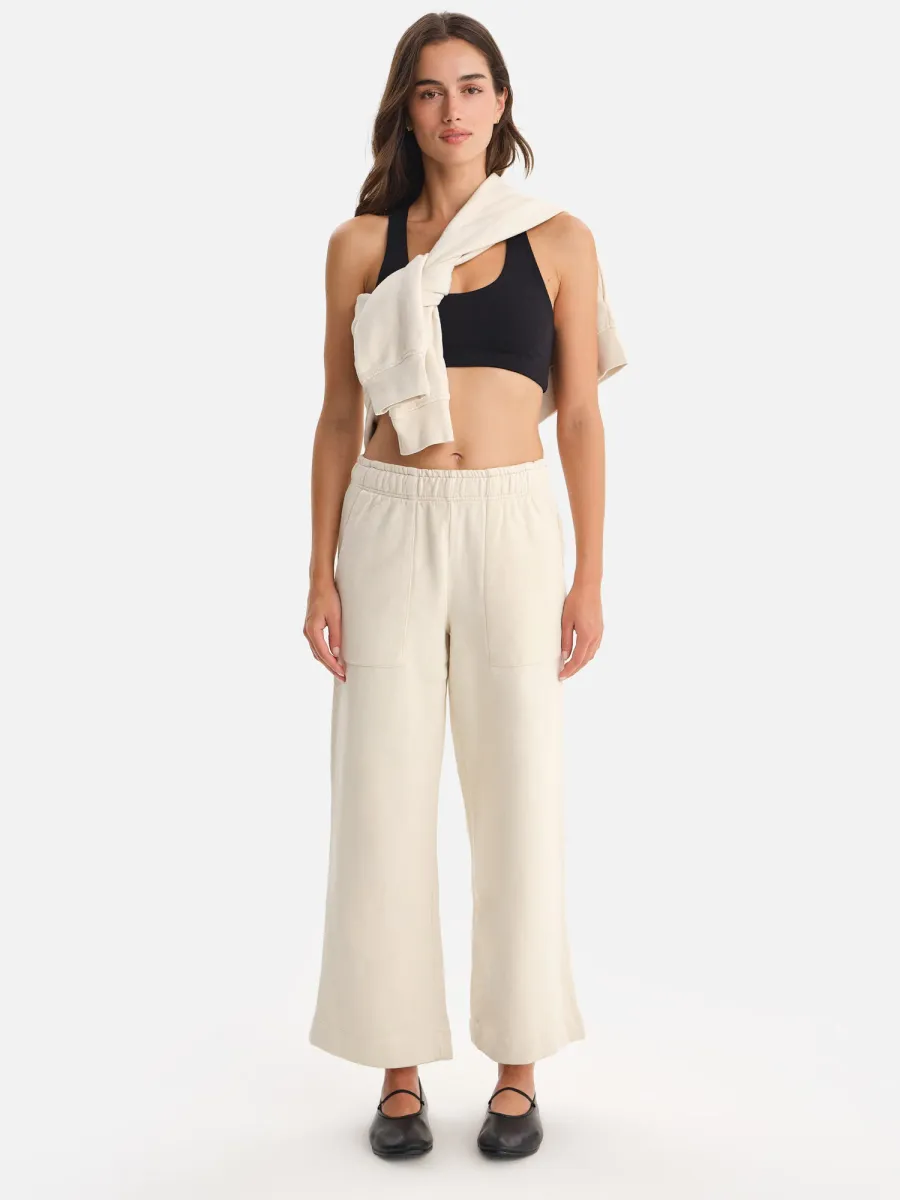 Organic Fleece Wide Leg Pant 8
