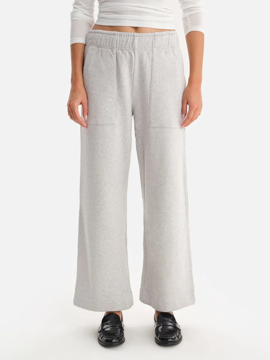 Organic Fleece Wide Leg Pant 2