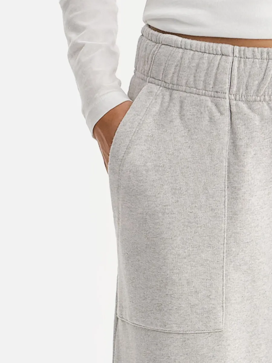 Organic Fleece Wide Leg Pant 4