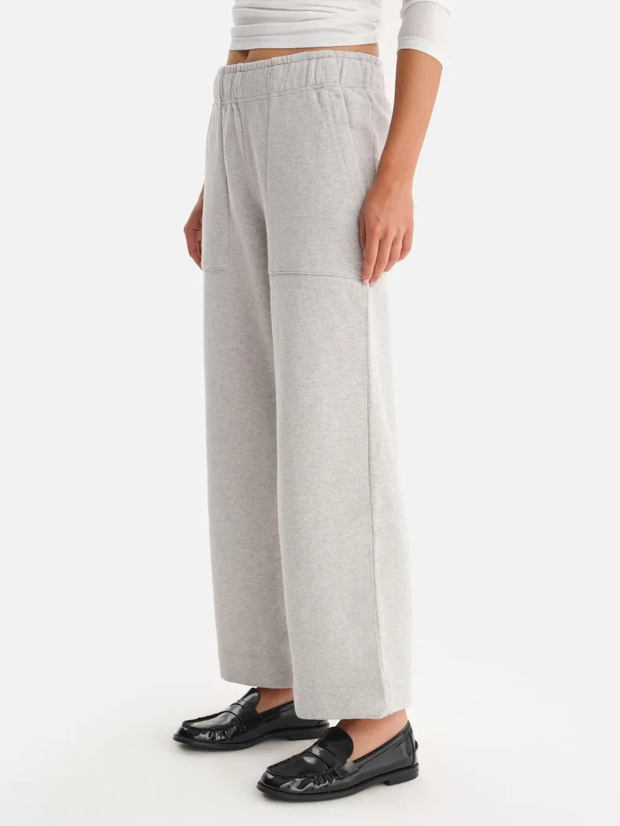 Organic Fleece Wide Leg Pant 5