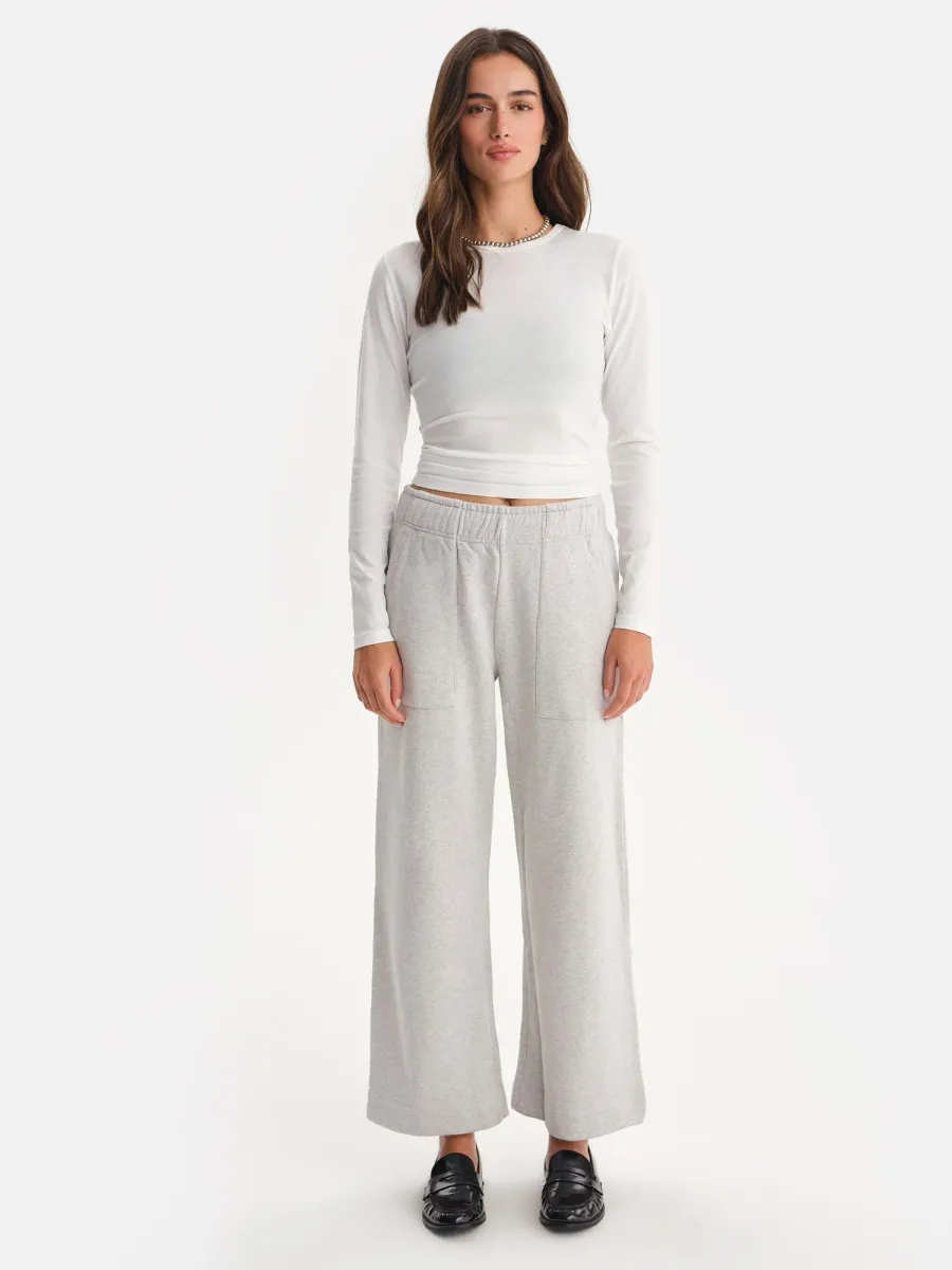 Organic Fleece Wide Leg Pant 9