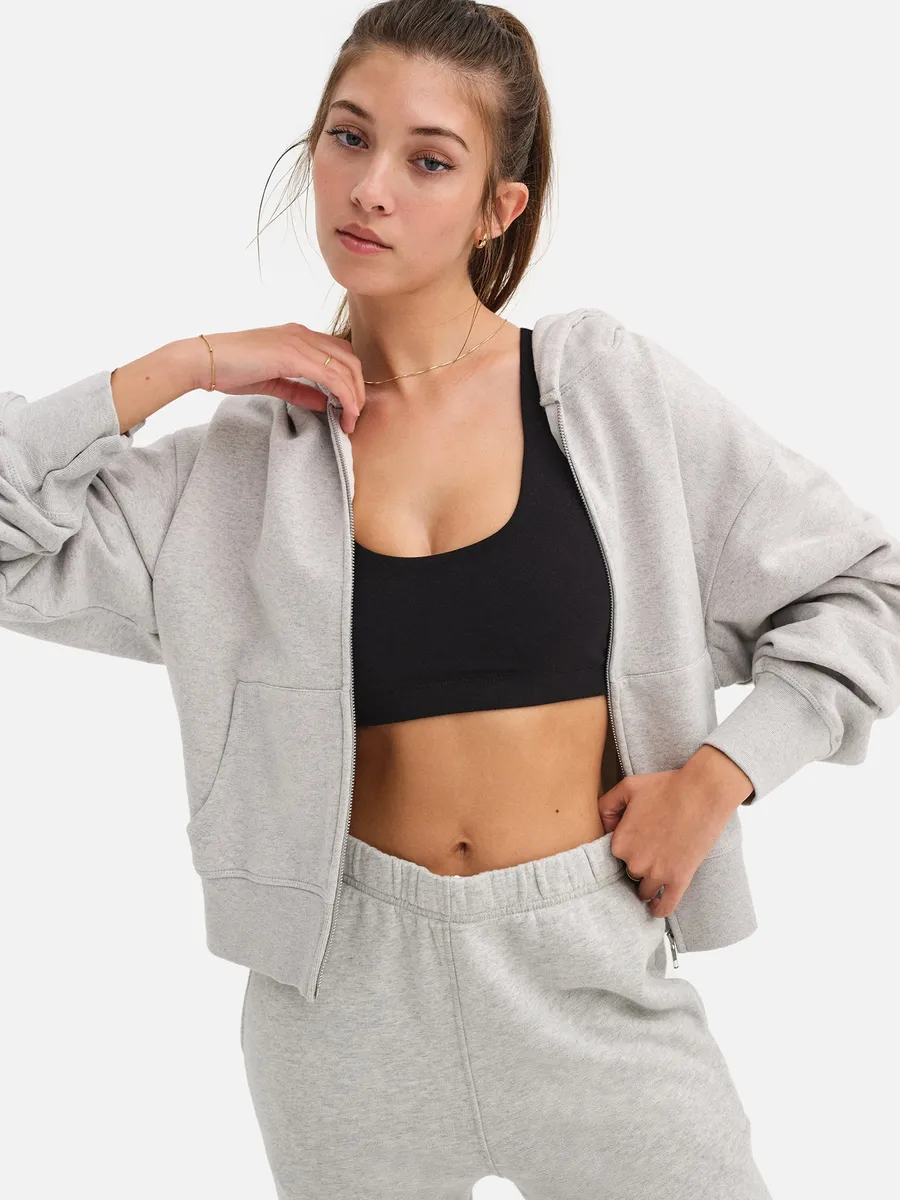 Organic Fleece Zip Hoodie 2