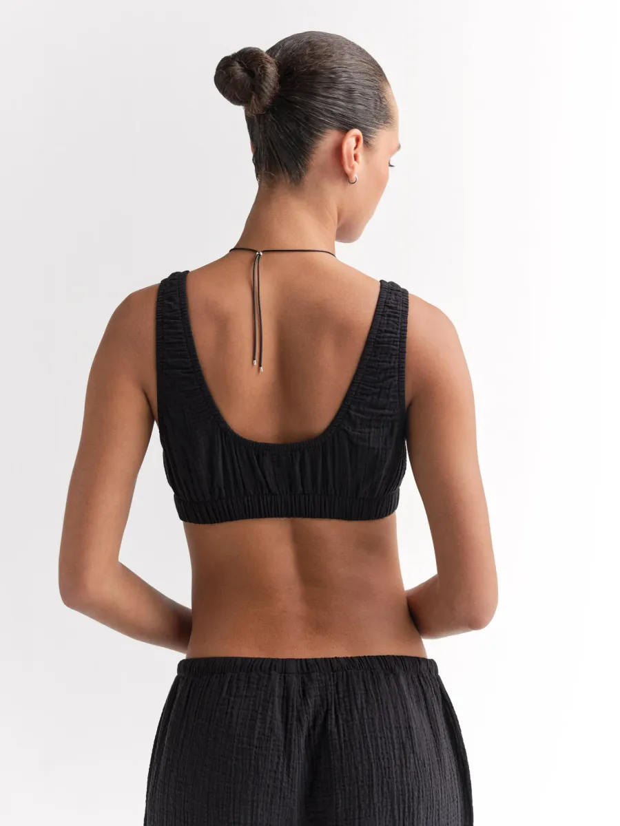 Organic Gauze Cropped Top 5