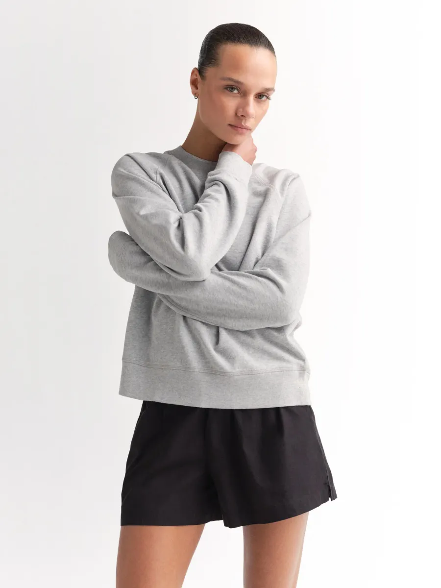 Organic Lightweight Terry Raglan Sweatshirt 2