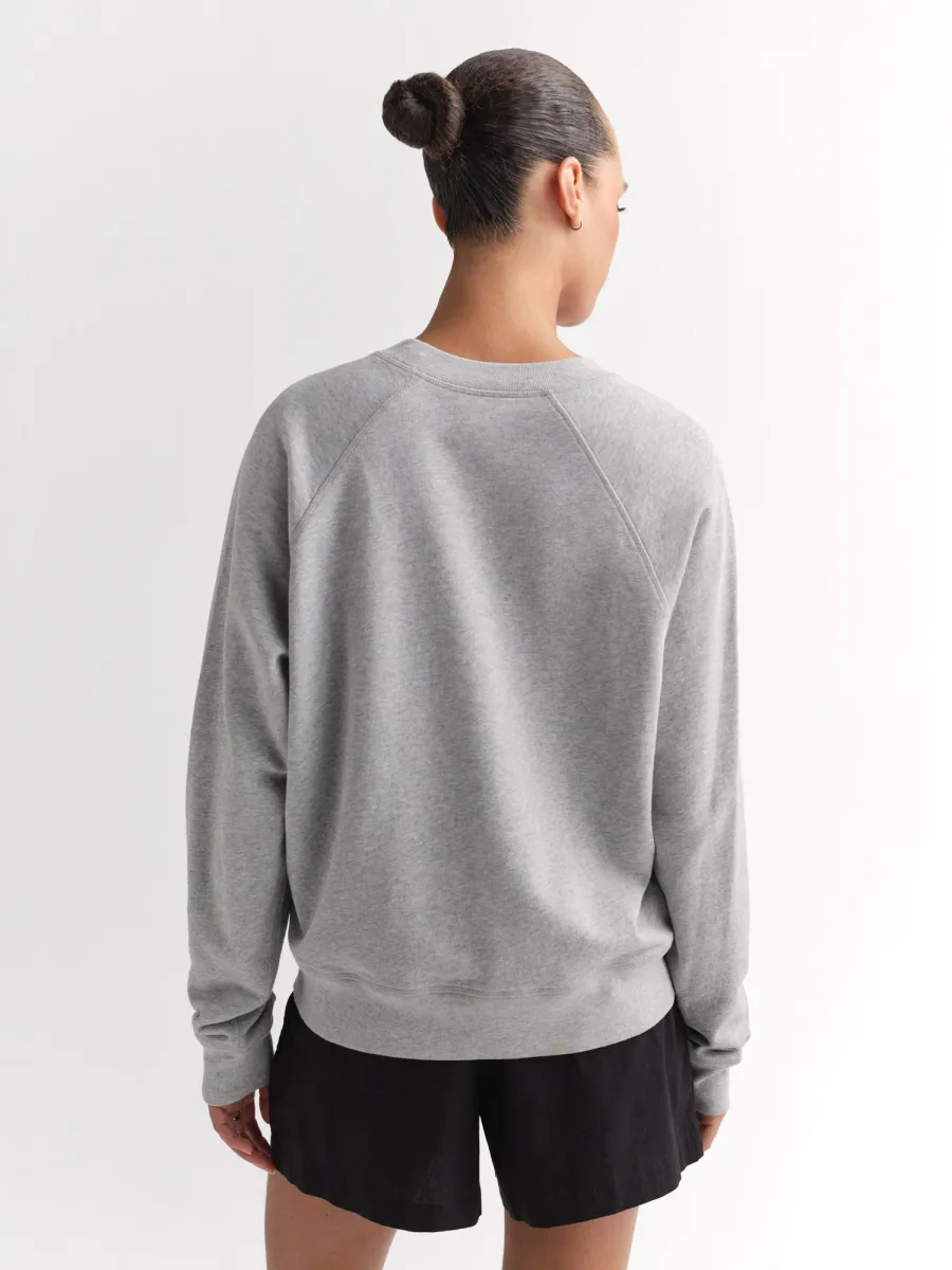 Organic Lightweight Terry Raglan Sweatshirt 5