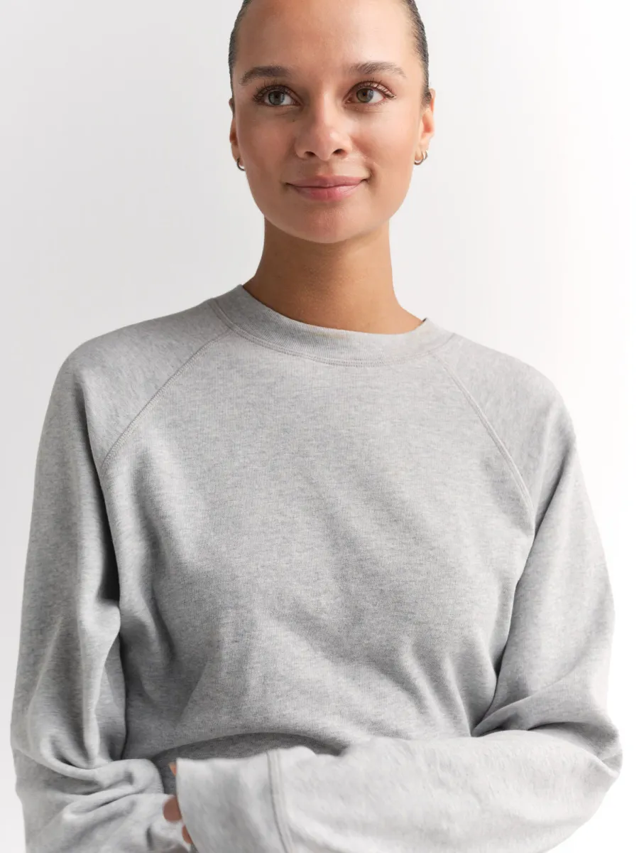Organic Lightweight Terry Raglan Sweatshirt 6
