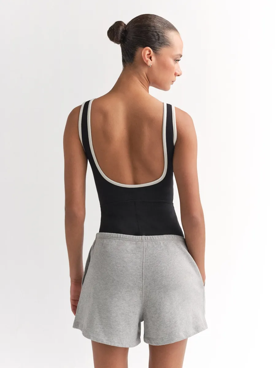 Organic Lightweight Terry Track Shorts 6
