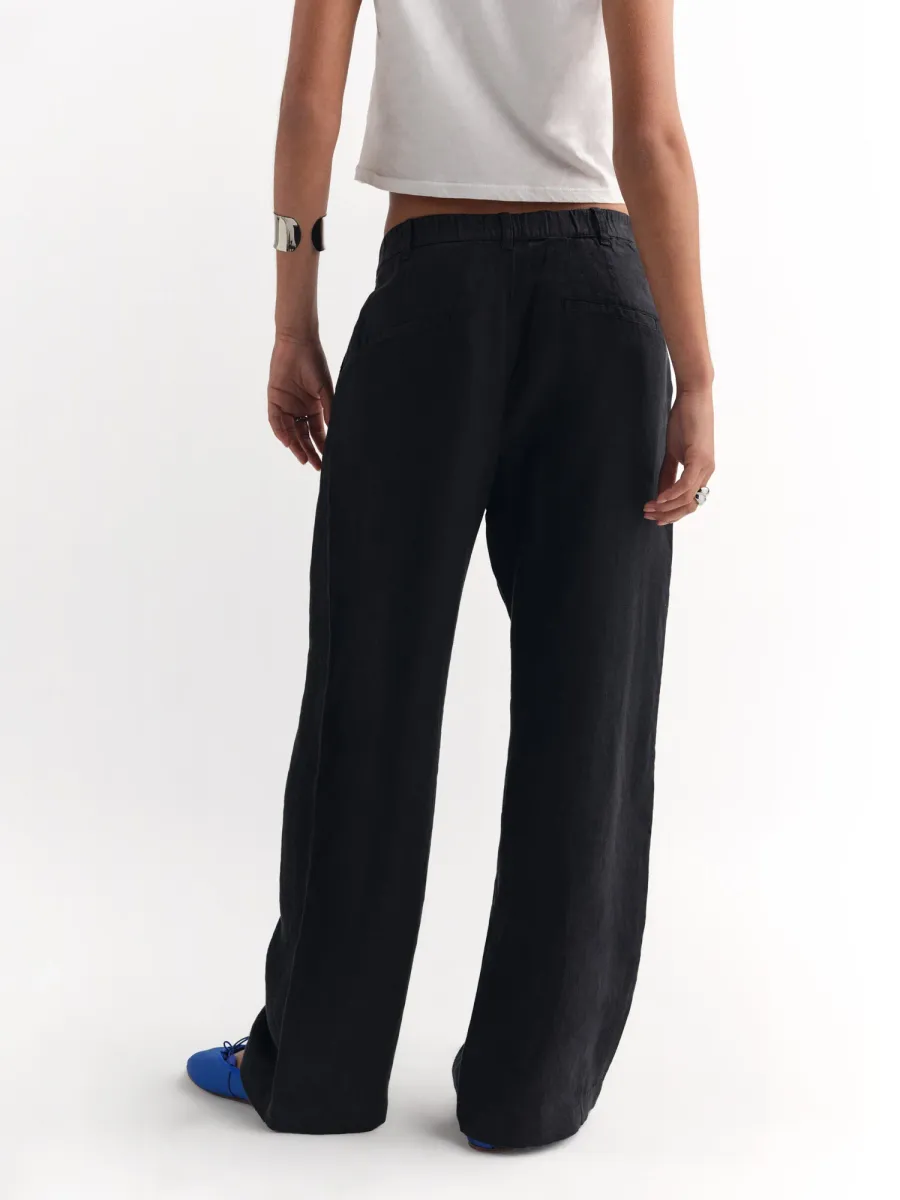 Organic Linen Pleated Pant 6